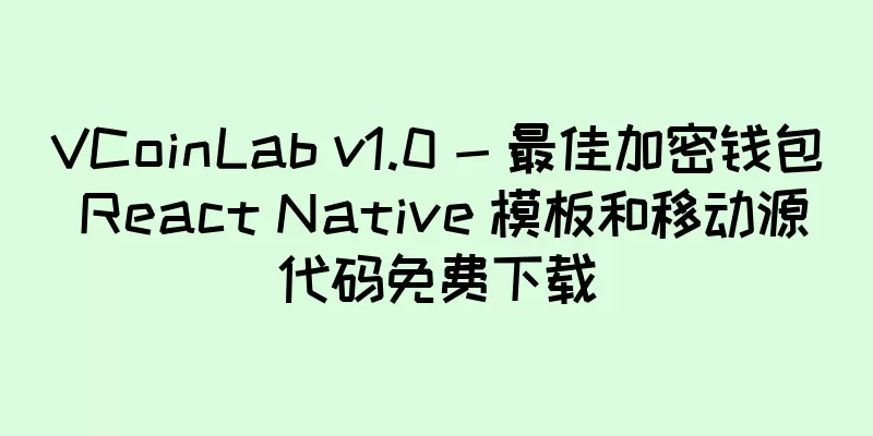 VCoinLab v1.0 - 最佳加密钱包 React Native 模板和移动源代码免费下载