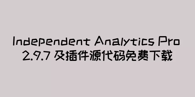 Independent Analytics Pro 2.9.7 及插件源代码免费下载