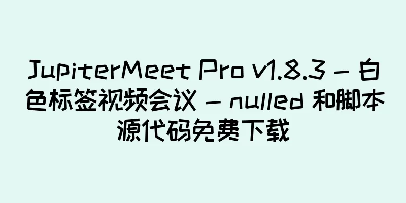JupiterMeet Pro v1.8.3 - 白色标签视频会议 - nulled 和脚本源代码免费下载