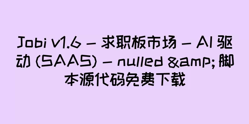 Jobi v1.6 - 求职板市场 - AI 驱动 (SAAS) - nulled & 脚本源代码免费下载